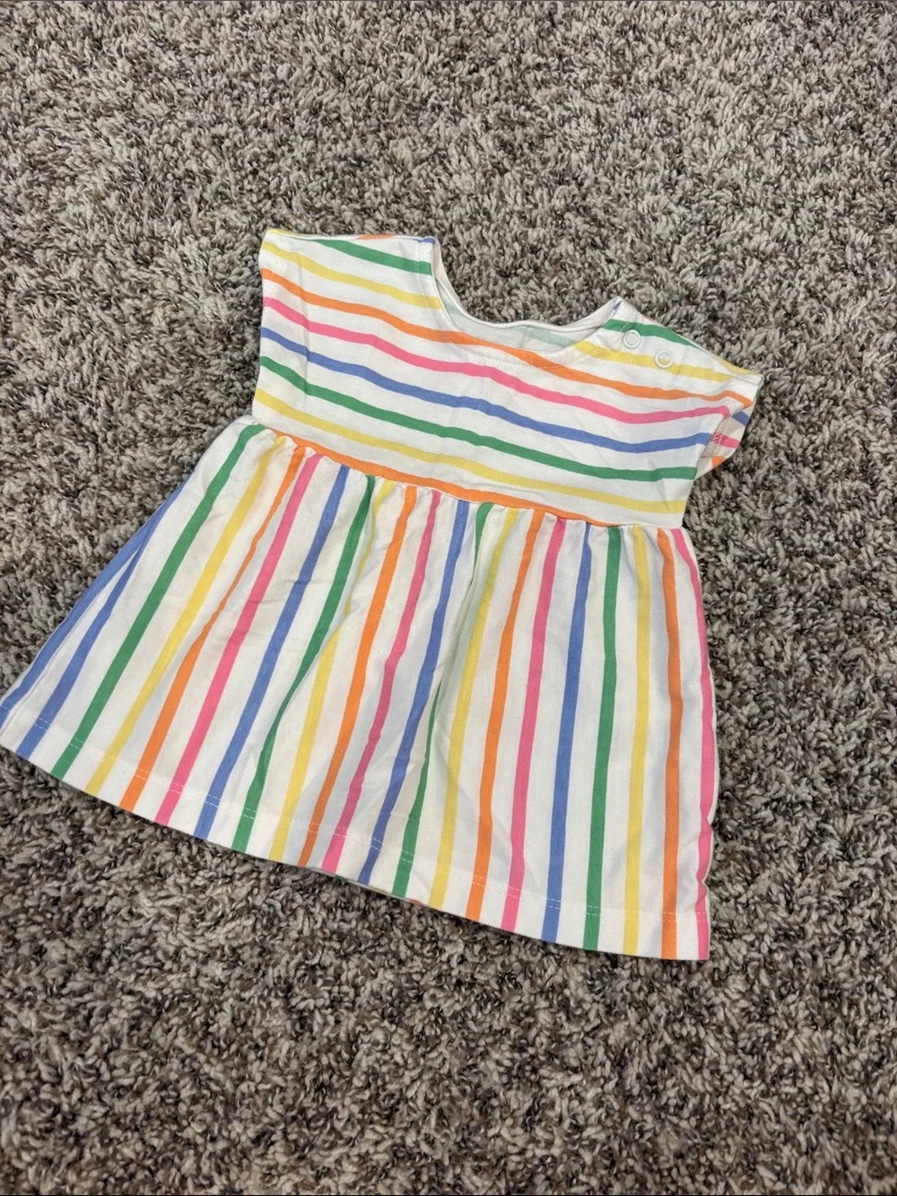 Garanimals Rainbow Striped Casual Dress